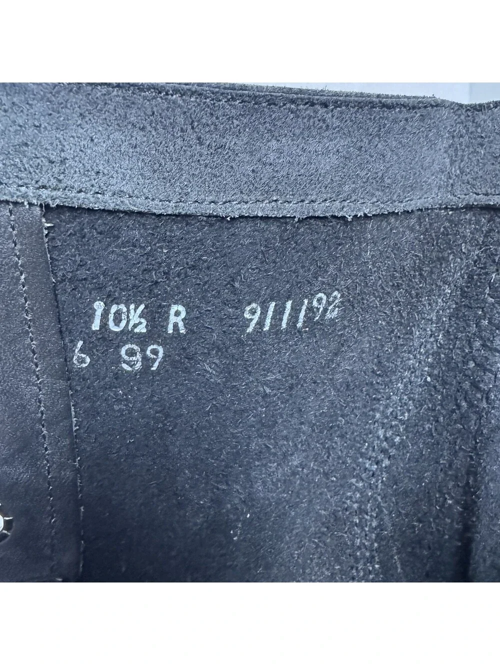 Vintage 99 Black 10.5 Leather Combat Boot COVE Military Steel-toe BILTRITE NWB